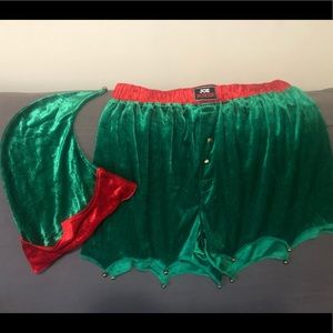 Christmas boxers with hat